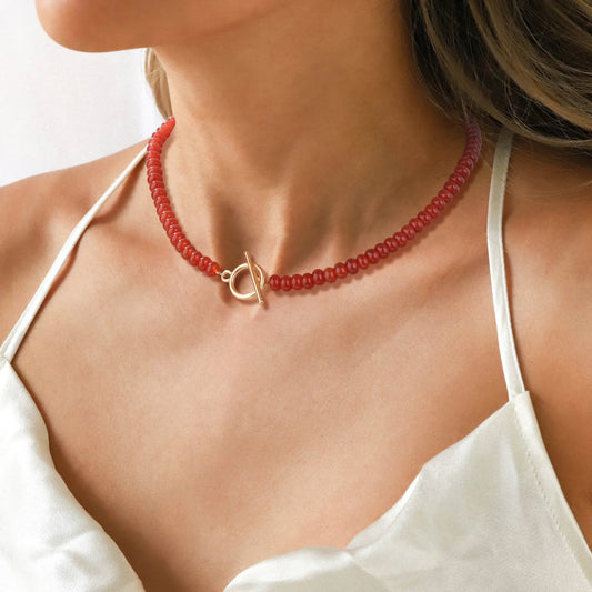 Luxy Quartz Toggle Necklace